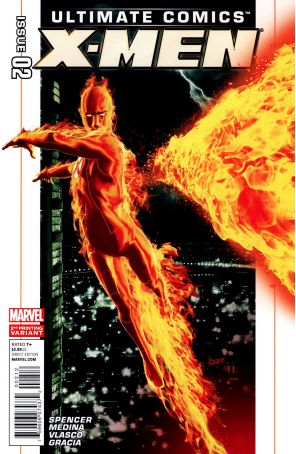 Ultimate X-Men (2nd Series) 2 (2nd) published by Marvel with cover art by Kaare Andrews