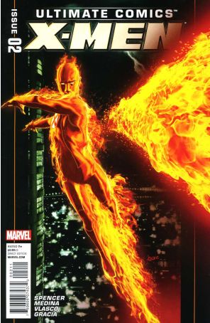 Ultimate X-Men (2nd Series) 2 published by Marvel with cover art by Kaare Andrews