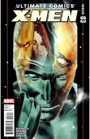 Ultimate X-Men (2nd Series) 3 published by Marvel with cover art by Kaare Andrews