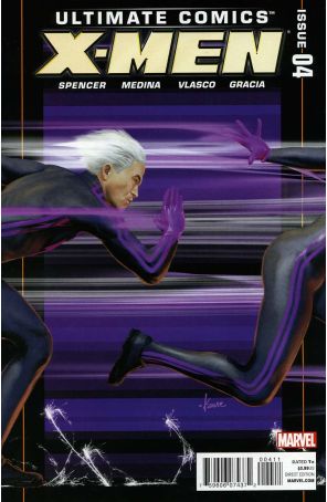 Ultimate X-Men (2nd Series) 4 published by Marvel with cover art by Kaare Andrews