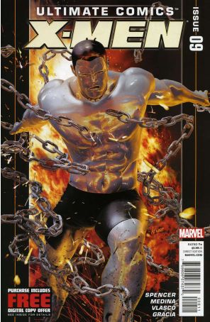 Ultimate X-Men (2nd Series) 9 published by Marvel with cover art by Kaare Andrews