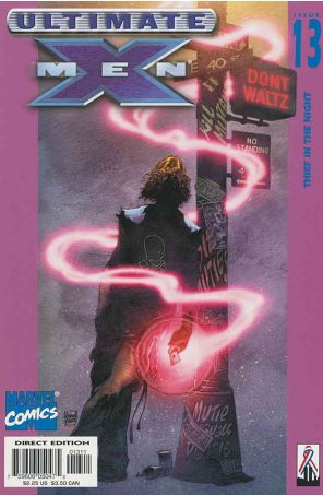 Ultimate X-Men 13 published by Marvel with cover art by Adam Kubert
