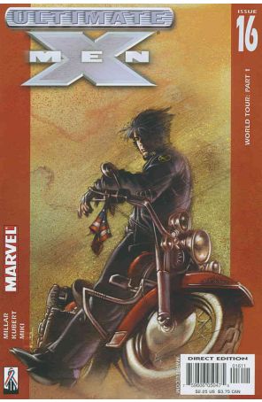 Ultimate X-Men 16 published by Marvel with cover art by Adam Kubert