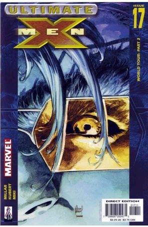 Ultimate X-Men 17 published by Marvel with cover art by Adam Kubert