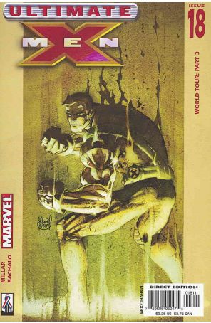 Ultimate X-Men 18 published by Marvel with cover art by Adam Kubert