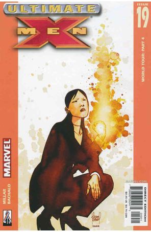Ultimate X-Men 19 published by Marvel with cover art by Adam Kubert