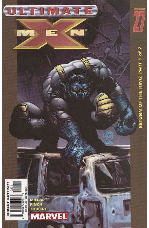 Ultimate X-Men 27 published by Marvel with cover art by Adam Kubert