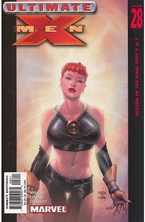 Ultimate X-Men 28 published by Marvel with cover art by David Finch