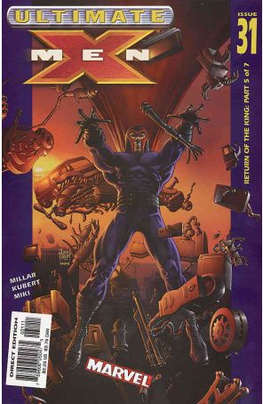 Ultimate X-Men 31 published by Marvel with cover art by Adam Kubert