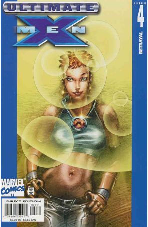 Ultimate X-Men 4 published by Marvel with cover art by Adam Kubert