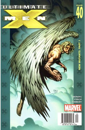 Ultimate X-Men 40 (Newsstand) published by Marvel with cover art by David Finch