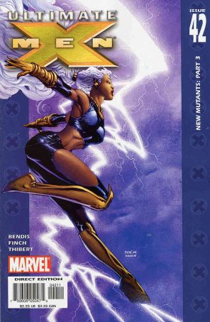 Ultimate X-Men 42 published by Marvel with cover art by David Finch