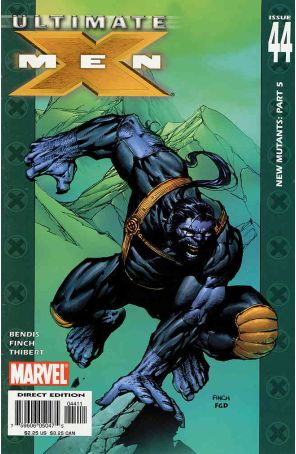 Ultimate X-Men 44 published by Marvel with cover art by David Finch