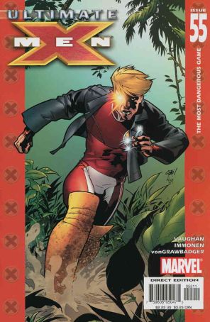 Ultimate X-Men 55 published by Marvel with cover art by Stuart Immonen