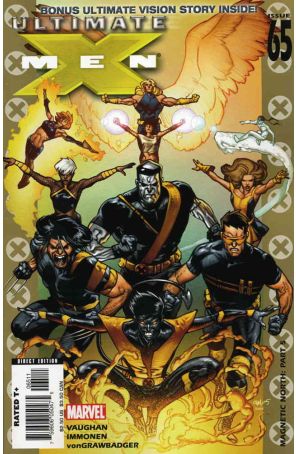 Ultimate X-Men 65 published by Marvel with cover art by Stuart Immonen