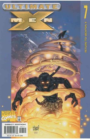 Ultimate X-Men 7 published by Marvel with cover art by Adam Kubert