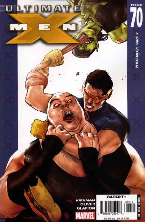 Ultimate X-Men 70 published by Marvel with cover art by Ben Oliver