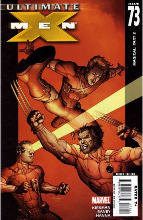 Ultimate X-Men 73 published by Marvel with cover art by Tom Raney
