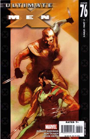 Ultimate X-Men 76 published by Marvel with cover art by Ben Oliver