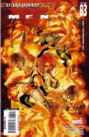 Ultimate X-Men 83 published by Marvel with cover art by Yanick Paquette