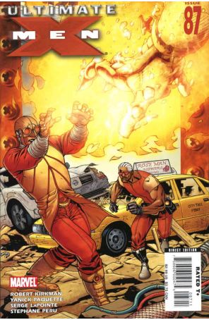 Ultimate X-Men 87 published by Marvel with cover art by Yanick Paquette