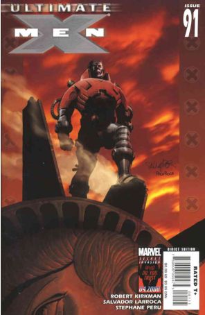 Ultimate X-Men 91 published by Marvel with cover art by Salvador Larroca