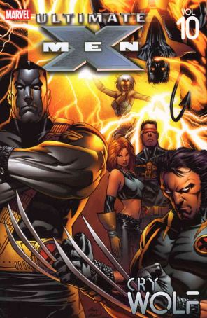 Ultimate X-Men TPB 10 published by Marvel with cover art by Andy Kubert