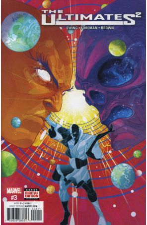 Ultimates 2 (2nd Series) 3 published by Marvel with cover art by Christian Ward