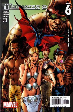 Ultimates 2 6 published by Marvel with cover art by Bryan Hitch