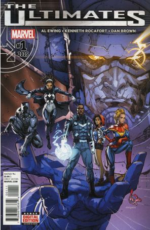 Ultimates (3rd Series) 1 published by Marvel with cover art by Kenneth Rocafort and Edgar Delgado