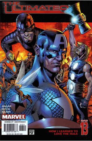 The Ultimates 13 published by Marvel with cover art by Bryan Hitch