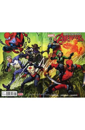 Uncanny Avengers (3rd Series) 1 published by Marvel with cover art by Ryan Stegman