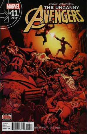 Uncanny Avengers (3rd Series) 11 published by Marvel with cover art by Ryan Stegman
