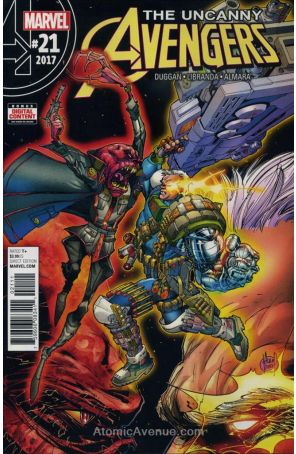 Uncanny Avengers (3rd Series) 21 published by Marvel with cover art by Adam Kubert