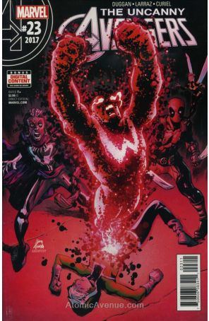 Uncanny Avengers (3rd Series) 23 published by Marvel with cover art by David Marquez