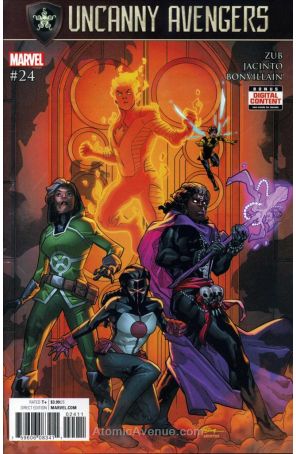 Uncanny Avengers (3rd Series) 24 published by Marvel with cover art by R. B. Silva