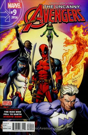 Uncanny Avengers (3rd Series) 9 published by Marvel with cover art by Ryan Stegman