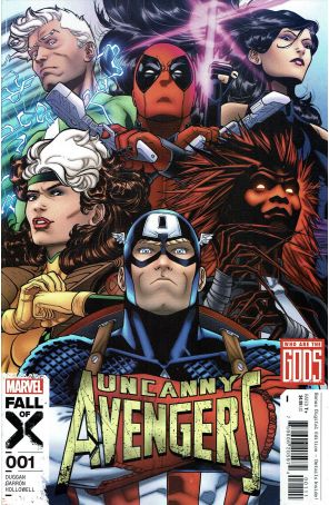 Uncanny Avengers (4th Series) 1 published by Marvel with cover art by Javier Garron