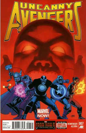 Uncanny Avengers 7 published by Marvel with cover art by John Cassaday