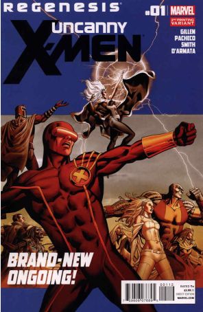 Uncanny X-Men (2nd Series) 1 (2nd) published by Marvel with cover art by Carlos Pacheco