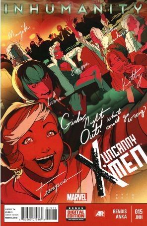 Uncanny X-Men (3rd Series) 15.1 published by Marvel with cover art by Kris Anka