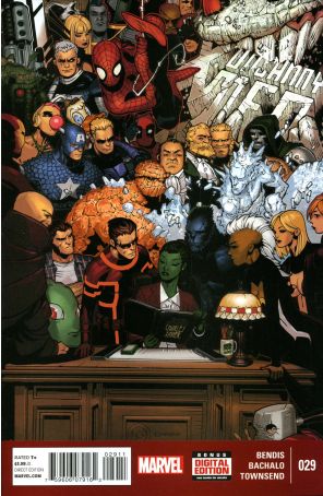 Uncanny X-Men (3rd Series) 29 published by Marvel with cover art by Chris Bachalo