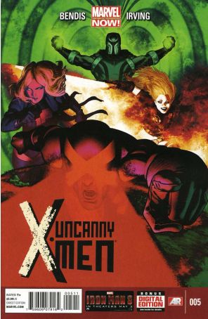 Uncanny X-Men (3rd Series) 5 published by Marvel with cover art by Frazer Irving