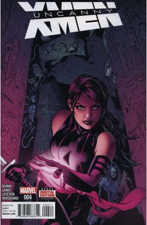 Uncanny X-Men (4th Series) 4 published by Marvel with cover art by Greg Land