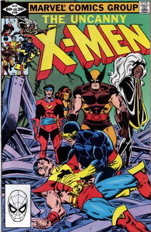 The Uncanny X-Men 155 published by Marvel with cover art by Dave Cockrum
