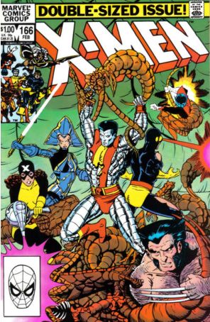 The Uncanny X-Men 166 published by Marvel with cover art by Paul Smith