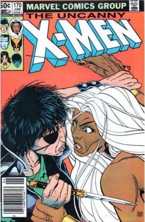 The Uncanny X-Men 170 (Newsstand) published by Marvel with cover art by Paul Smith