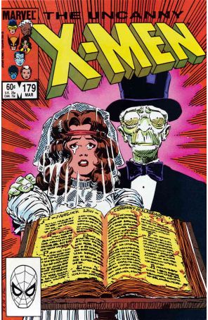 The Uncanny X-Men 179 published by Marvel with cover art by John Romita Jr.