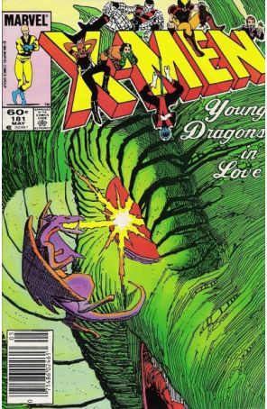 The Uncanny X-Men 181 (Newsstand) published by Marvel with cover art by John Romita Jr.