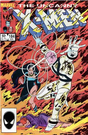 The Uncanny X-Men 184 published by Marvel with cover art by John Romita Jr.